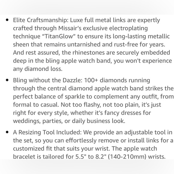 Apple Watch Replacement Band 38mm 40mm 41mm  Series 8 7 6 5 4 3 2 1 SE - Picture 9 of 10